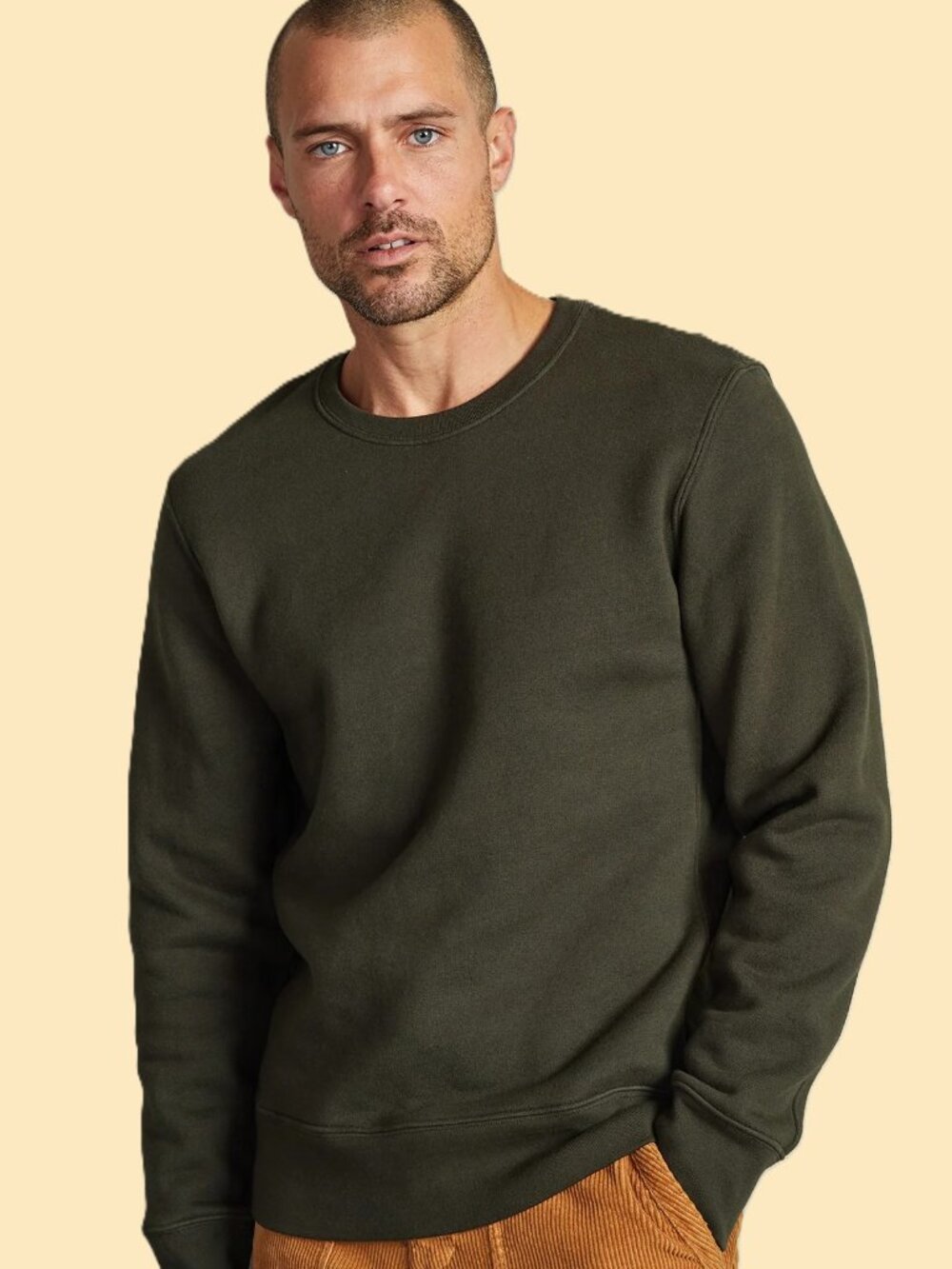 Velvet by Graham & Spencer King Crew Neck Sweatshirt in Dillweed Size S NWT $158